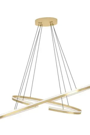 Lampada LED a sospensione Stars of Light Bogado, oro, 120 cm, CCT dimmerabile Professionale