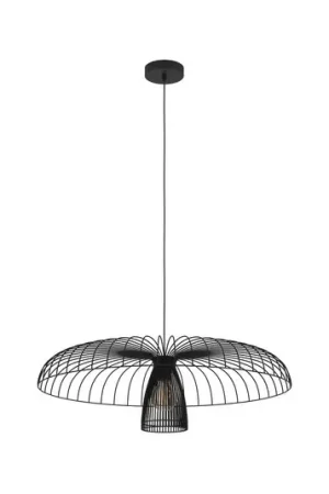 Lampada a sospensione Stars of Light Champerico, nera, Ø 77 cm, vetro Offerta Speciale