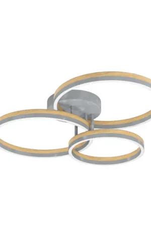Plafoniera LED Stars of Light Cadinaro grigio/legno 73 cm dimmerabile Offerta Lampo