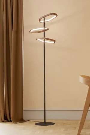 Spedizione Espresso Lampada LED da pavimento Stars of Light Estrella bronzo/nero 160 cm