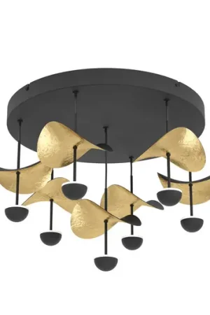 Plafoniera LED Stars of Light Dracera nero/oro Ø 51 cm Compra Adesso