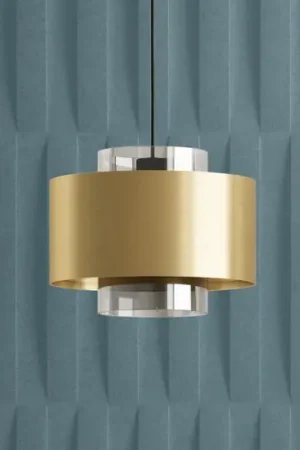 Lampada a sospensione Stars of Light Dugla, color oro, Ø 28 cm, E27 Nuova Collezione