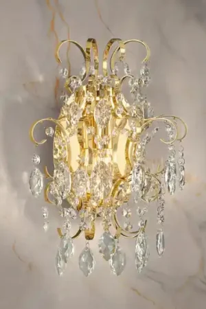 Promozione Esclusiva Applique Stars of Light Fenoullet, ottone, altezza 37 cm