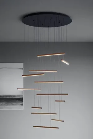 Soddisfatti O Rimborsati Lampada LED a sospensione Stars of Light Lindoza nera 44 cm a 12 luci