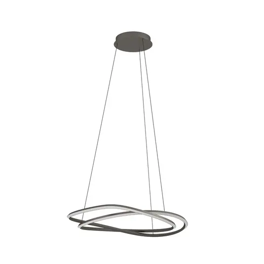 Occasione Imperdibile Lampada LED a sospensione Stars of Light Guntin, grigia, 62 cm, metallo, CCT