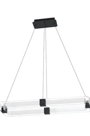 Lampada LED a sospensione Stars of Light Mogetonello, nera, 100 cm Di Tendenza