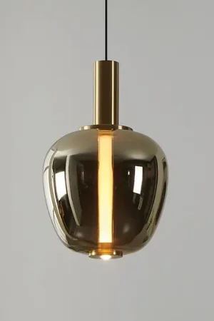 Lampada LED a sospensione Stars of Light Fruitera oro Ø25 cm in vetro CCT Bestseller