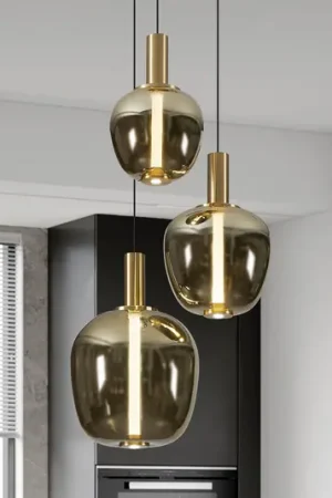 Lampada LED a sospensione Stars of Light Fruitera oro Ø45 cm a 3 luci CCT Quantità Limitata