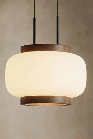 Lampada LED a sospensione Quitani Shiro, a 1 luce, regolabile in altezza, vetro Prezzo Basso