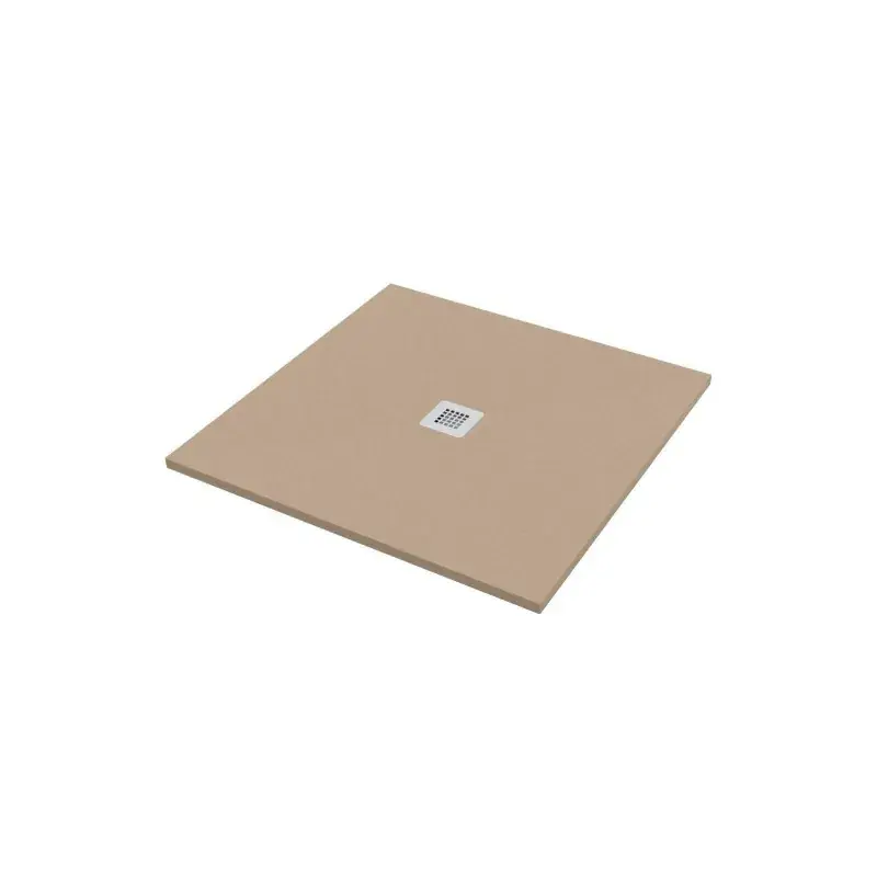 Non Perdere Duschwanne 80x80 cm Sand Farbe Steinoptik Ercos Stone BPMARSSTON8080