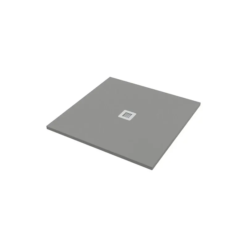 Sconto Duschwanne 80x80 cm Farbe Grau Steinoptik Ercos Stone BPMARGSTON8080
