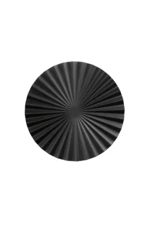 Applique a LED Anadara, nera, Ø 50 cm, metallo, CCT Novità