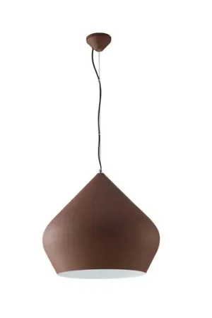 Lampada a sospensione Tholos, color bronzo/bianco, Ø 52 cm, metallo Offerta Lampo