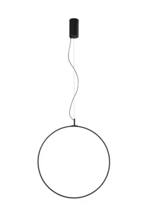Offerta Speciale Lampada LED a sospensione Toorx, nera, Ø 60 cm, metallo, CCT