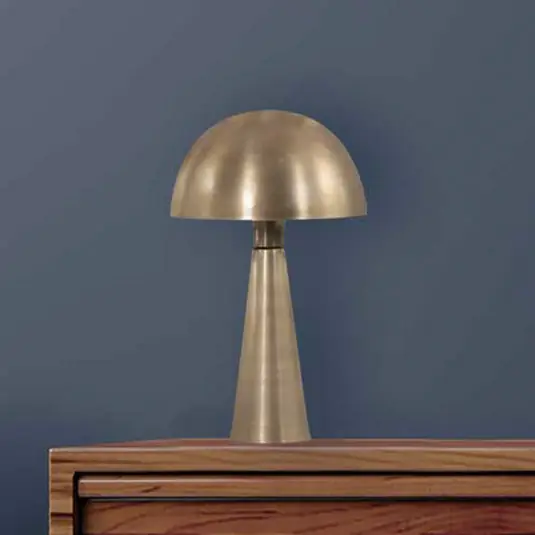 Lampada da tavolo Pimpernel, bronzo, metallo, altezza 42 cm, E27 A Buon Prezzo
