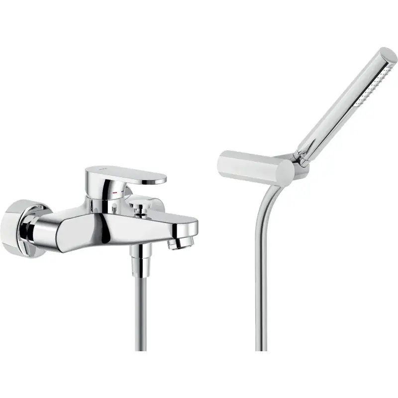 Externe Wannenbatterie mit Chrom-Finish und Handbrause Nobili Yoyo YO126110CR Soddisfatti O Rimborsati
