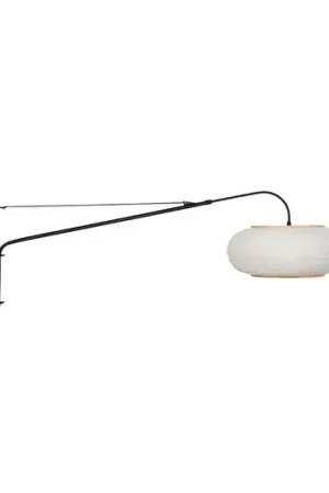 Compra Adesso Applique Elegant Classy, nero/grigio lino, legno