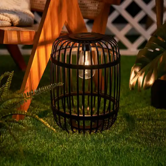 Lampada LED da tavolo e solare Pauleen SUNSHINE RAY nera 25 cm IP44 Compra Adesso