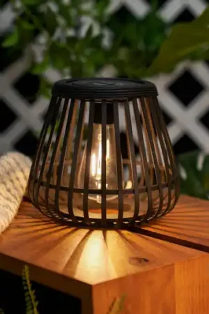 Quantità Limitata Lampada LED da tavolo e solare Pauleen SUNSHINE GLIMMER, nera, IP44