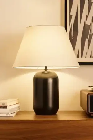 Occasione Lampada da tavolo Pauleen MYSTIC SHINE, bianco/nero, altezza 45 cm