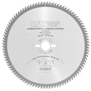 Lama CMT modello 297.080.11M circolari per materiali non ferrosi, plastici e laminati serie industriale Nuova Collezione