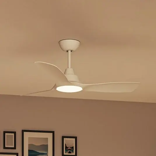 Ventilatore da soffitto LED Philips, modello Fixed, Ø 132 cm, bianco, CCT, DC Prezzo Ridotto