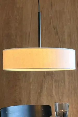 Esclusivo Dyberg Larsen Lampada a sospensione Calix, altezza 12 cm, bianco naturale