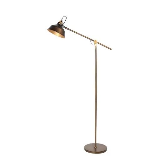 Piantana Nove, bronzo, metallo, E27 Ultime Pezzi