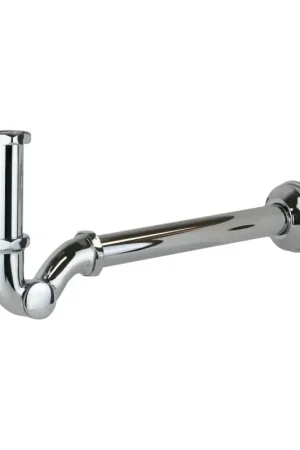Subito Disponibile Brass siphon, "S" shape with chrome-colored inspection cap Resp OMP0000570