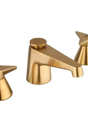 3-hole basin mixer in brushed brass finish Mamoli Gio Ponti 45100000005G Direttamente Dal Produttore