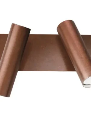 Applique 7541, legno brunito, a 2 luci, regolabile, GU10 Prezzo Di Fabbrica
