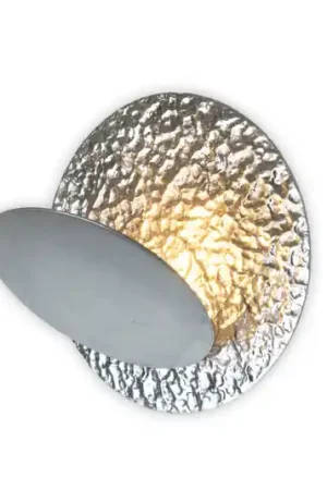Applique a LED CORONARE, Ø 26 cm, color argento, metallo, dimmerabile Prezzo Ridotto
