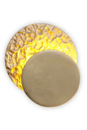 Quantità Limitata Applique a LED CORONARE, Ø 17 cm, color oro, metallo, dimmerabile