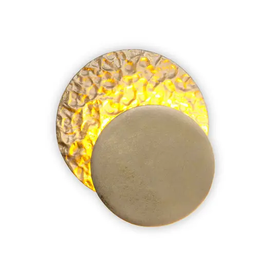 Quantità Limitata Applique a LED CORONARE, Ø 17 cm, color oro, metallo, dimmerabile