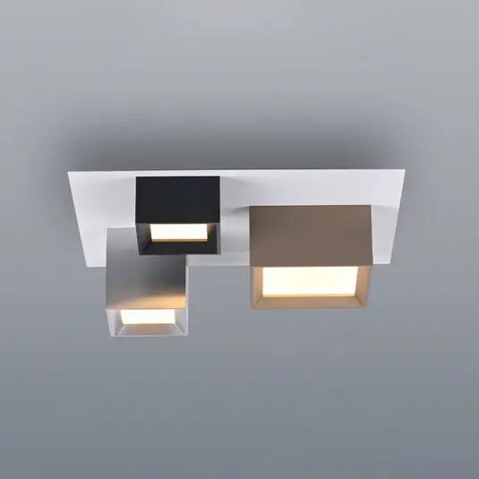 Plafoniera LED PURE Manhattan, multicolore, a 3 luci, CCT Quantità Limitata