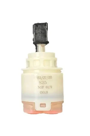 Ø 25 ceramic disc cartridge for single lever taps, "open" version Hydroplast S25 Soddisfatti O Rimborsati