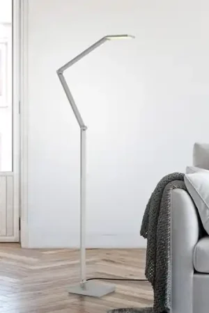 Lampada LED da pavimento SAMSKY, acciaio, altezza 161 cm, dimmer tattile in Acquista Ora