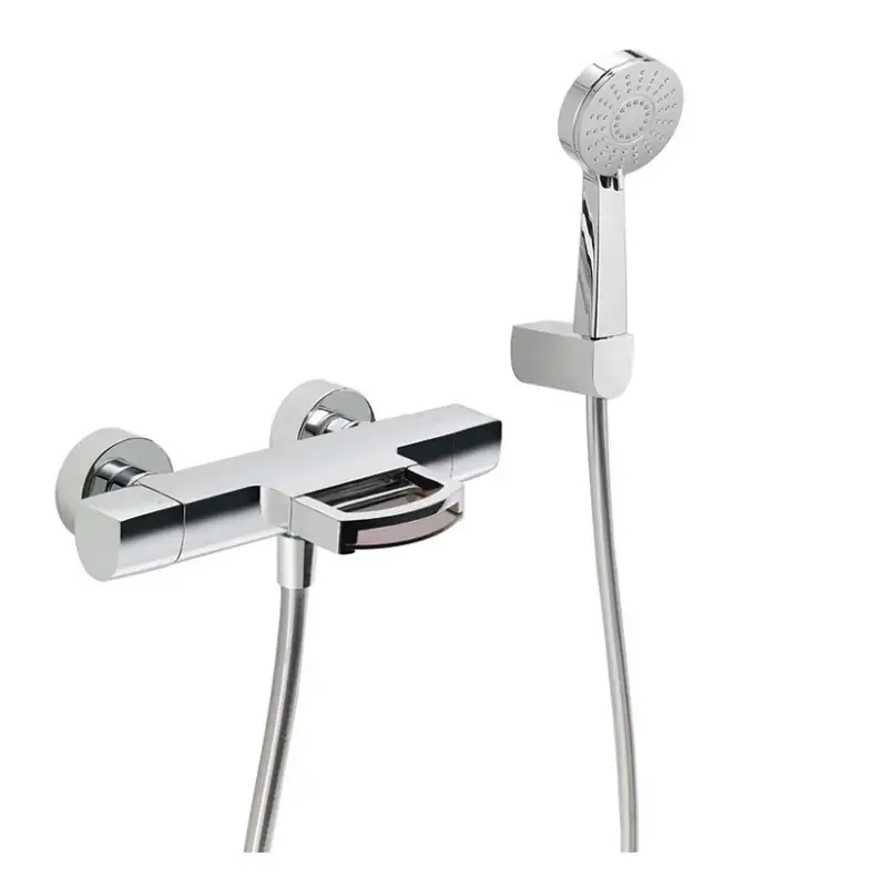 Complete thermostatic bath mixer with waterfall Huber Dado Cascade DCD2302021 Must-Have