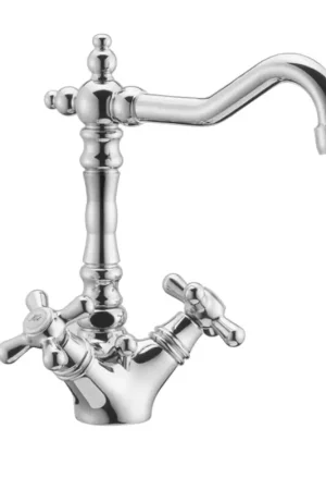 Vintage design washbasin mixer Huber Croisette CS00052021 Offerta Lampo