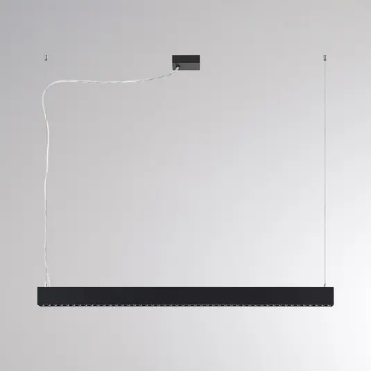 Lampada LED a sospensione PERFORA PROLINE M nera 106 cm DALI up/down Prezzo Scontato
