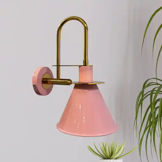 Direttamente Dal Produttore Applique Ramsay, rosa/oro, altezza 35 cm, metallo