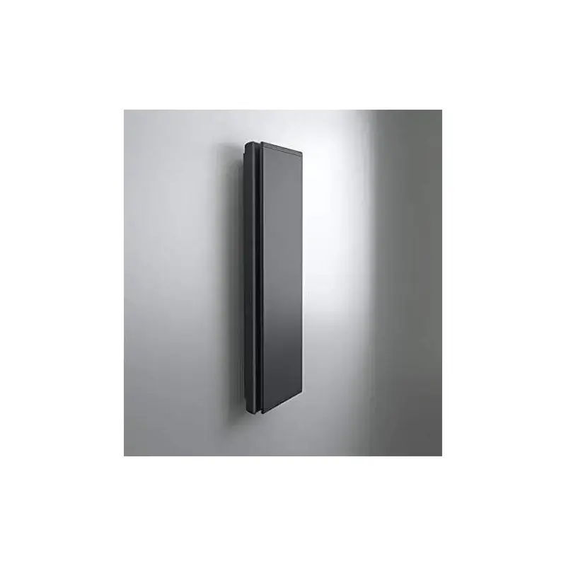 Nuova Collezione WI-FI Vertical electric radiator with led light 150x45 cm anthracite grey Radialight ICON ICO15112