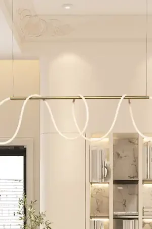 Offerta Lampada LED a sospensione 19254, oro opaco, lunghezza 147 cm, metallo