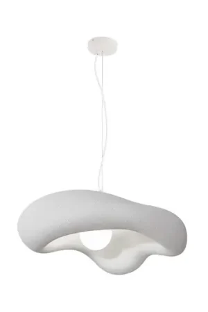 Lampada a sospensione 23343, bianca, 64 x 54 cm, fibra di vetro, E27 Compra Oggi Stesso