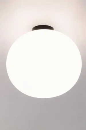 Plafoniera Casablanca Acai, bianco/nero, vetro, 26 cm, E27 Soddisfatti O Rimborsati