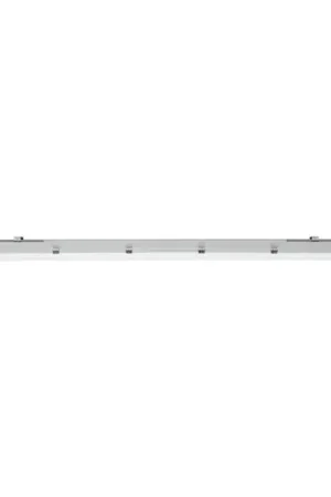 Lampada convessa a LED RESISTO, grigio chiaro, 150 cm, 56 W, 840 IP66 Vendita Finale