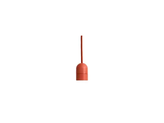 HAY E27 - Portalampada a sospensione COMMON, rosso ruggine, Ø 4,5 cm Offerta Limitata