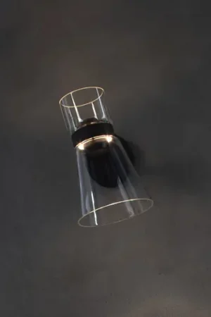 Applique a LED Flos Nocturne Cone, nera, in vetro, dimmerabile Occasione