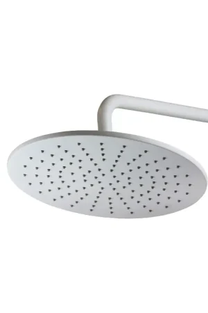 Affare Matt white shower kit with 300 mm shower head Damast Class 15406