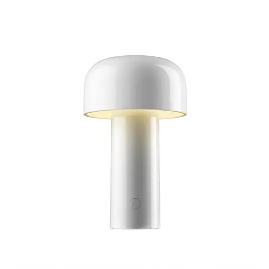 Vendita Finale Lampada LED da tavolo ricaricabile Flos Bellhop, bianca, 21 cm, dimmerabile,